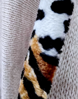 Pull beige à maille ajourée avec bandes latérales léo - 𝐌𝐚𝐫𝐢𝐧𝐚𝟒𝟒𝐟𝐚𝐦𝐢𝐥𝐲