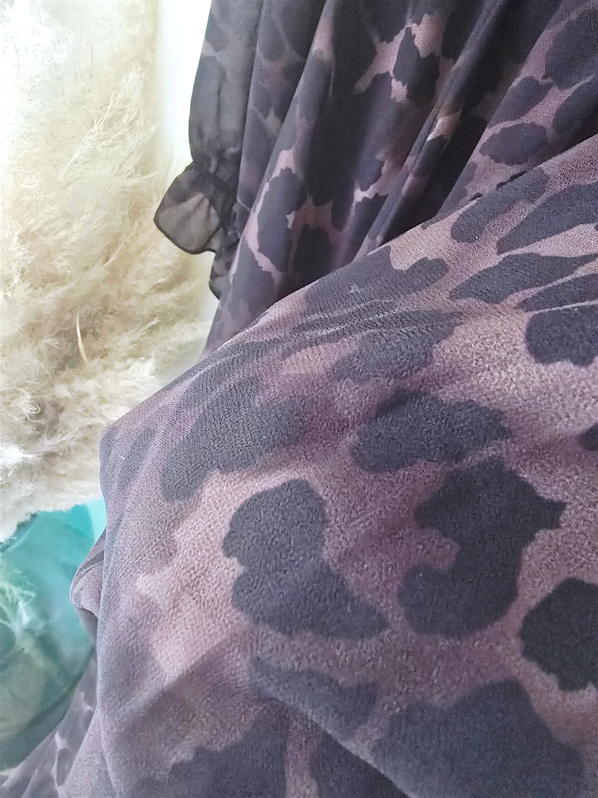 Robe longue marron à imprimé léopard - 𝐌𝐚𝐫𝐢𝐧𝐚𝟒𝟒𝐟𝐚𝐦𝐢𝐥𝐲