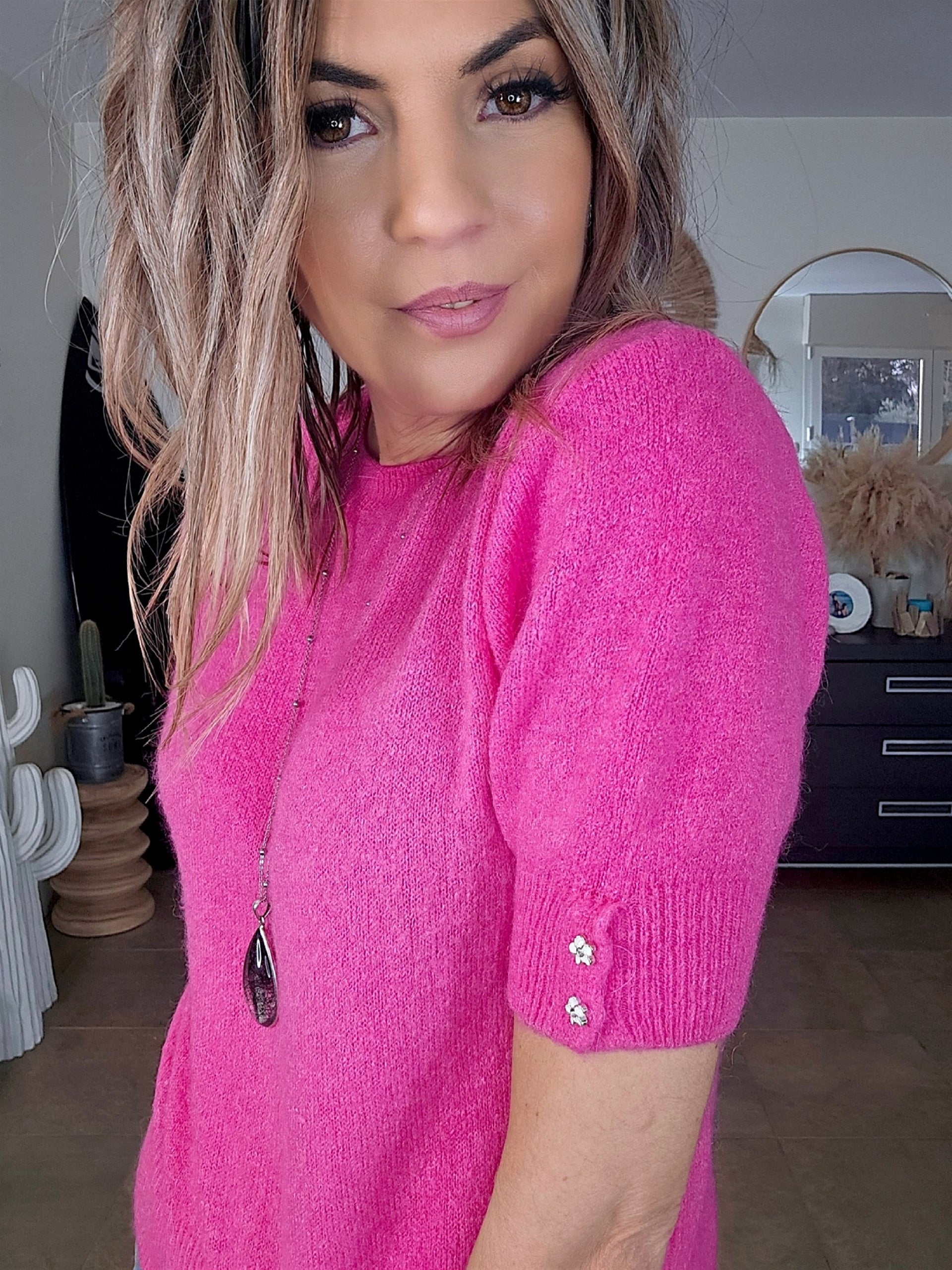 Pull rose fuchsia - 𝐌𝐚𝐫𝐢𝐧𝐚𝟒𝟒𝐟𝐚𝐦𝐢𝐥𝐲