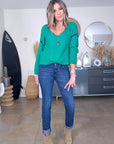 Pull vert à maille douce et chaude - 𝐌𝐚𝐫𝐢𝐧𝐚𝟒𝟒𝐟𝐚𝐦𝐢𝐥𝐲