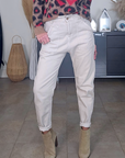 Pantalon beige en coton - 𝐌𝐚𝐫𝐢𝐧𝐚𝟒𝟒𝐟𝐚𝐦𝐢𝐥𝐲