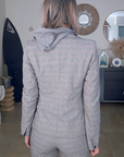 Veste à capuche à imprimé à carreaux - 𝐌𝐚𝐫𝐢𝐧𝐚𝟒𝟒𝐟𝐚𝐦𝐢𝐥𝐲