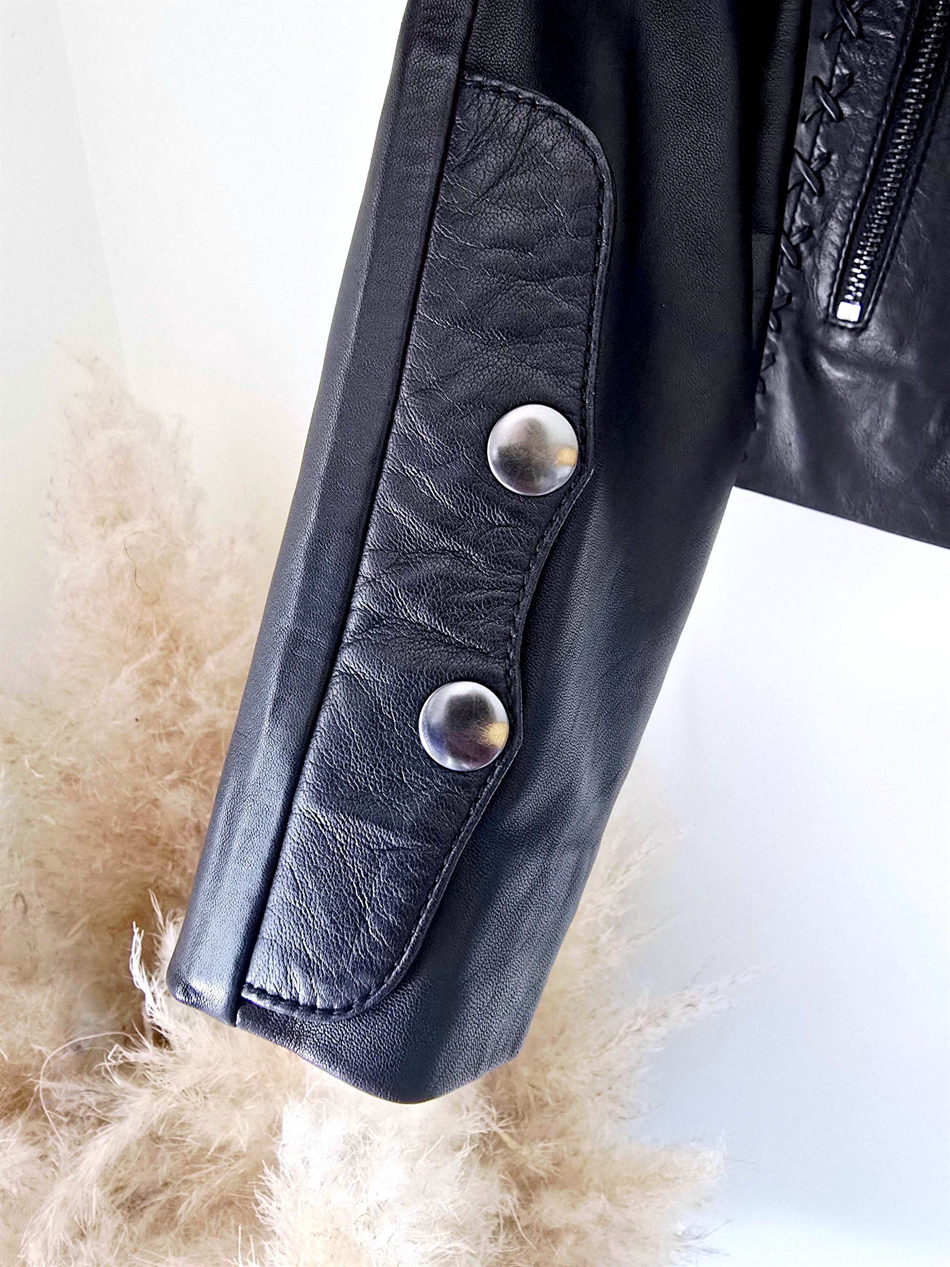 Perfecto noir 100% cuir - 𝐌𝐚𝐫𝐢𝐧𝐚𝟒𝟒𝐟𝐚𝐦𝐢𝐥𝐲