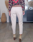 Pantalon beige en coton - 𝐌𝐚𝐫𝐢𝐧𝐚𝟒𝟒𝐟𝐚𝐦𝐢𝐥𝐲