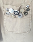 Veste cintrée beige boutons - 𝐌𝐚𝐫𝐢𝐧𝐚𝟒𝟒𝐟𝐚𝐦𝐢𝐥𝐲