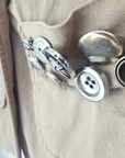 Veste cintrée beige boutons - 𝐌𝐚𝐫𝐢𝐧𝐚𝟒𝟒𝐟𝐚𝐦𝐢𝐥𝐲