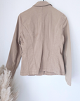 Veste cintrée beige boutons - 𝐌𝐚𝐫𝐢𝐧𝐚𝟒𝟒𝐟𝐚𝐦𝐢𝐥𝐲