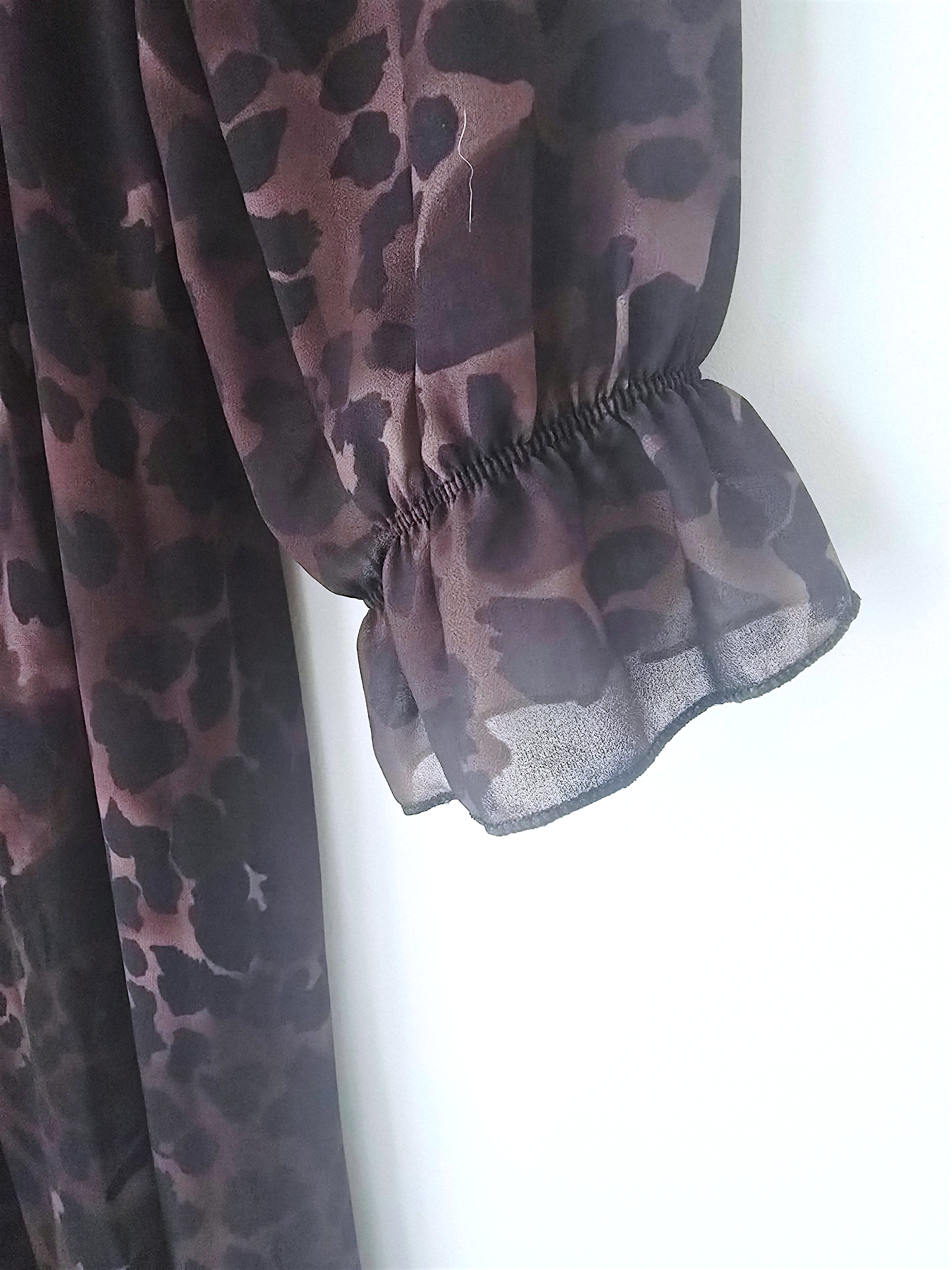 Robe longue marron à imprimé léopard - 𝐌𝐚𝐫𝐢𝐧𝐚𝟒𝟒𝐟𝐚𝐦𝐢𝐥𝐲