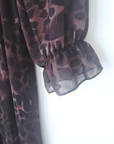 Robe longue marron à imprimé léopard - 𝐌𝐚𝐫𝐢𝐧𝐚𝟒𝟒𝐟𝐚𝐦𝐢𝐥𝐲