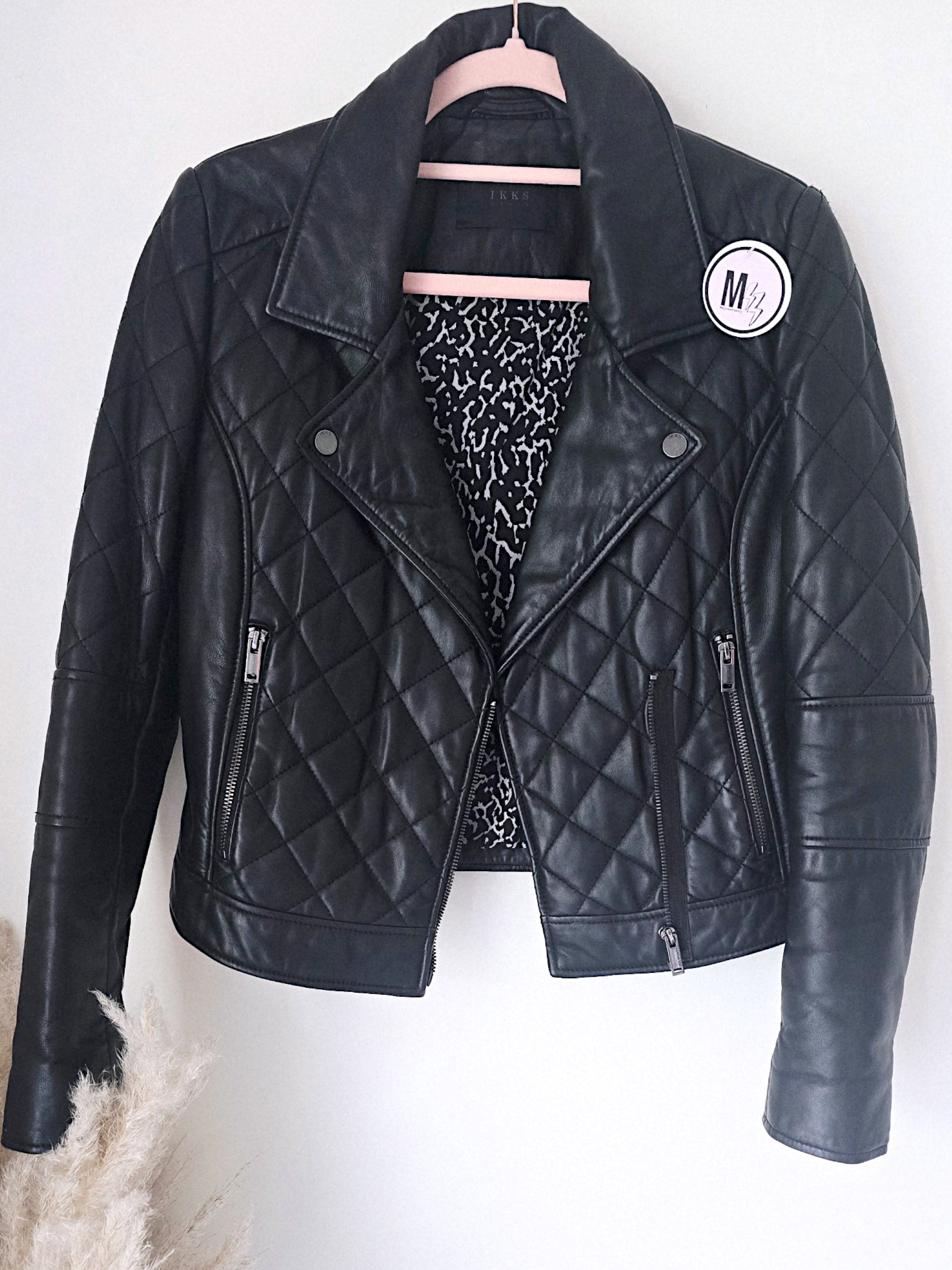 Perfecto noir matelassé 100% cuir - 𝐌𝐚𝐫𝐢𝐧𝐚𝟒𝟒𝐟𝐚𝐦𝐢𝐥𝐲