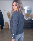 Pull gris anthracite à maille douce et chaude - 𝐌𝐚𝐫𝐢𝐧𝐚𝟒𝟒𝐟𝐚𝐦𝐢𝐥𝐲