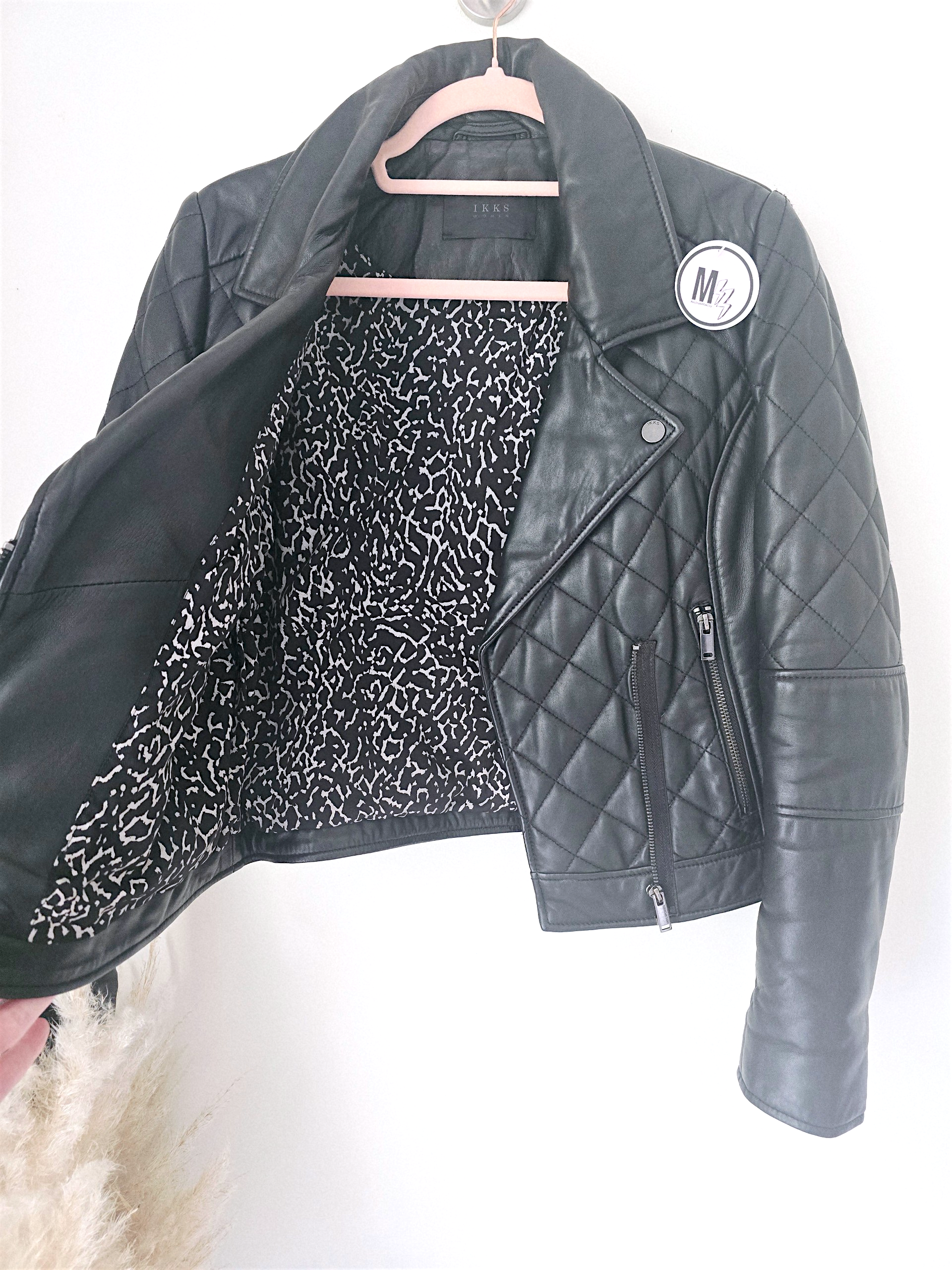 Perfecto noir matelassé 100% cuir - 𝐌𝐚𝐫𝐢𝐧𝐚𝟒𝟒𝐟𝐚𝐦𝐢𝐥𝐲
