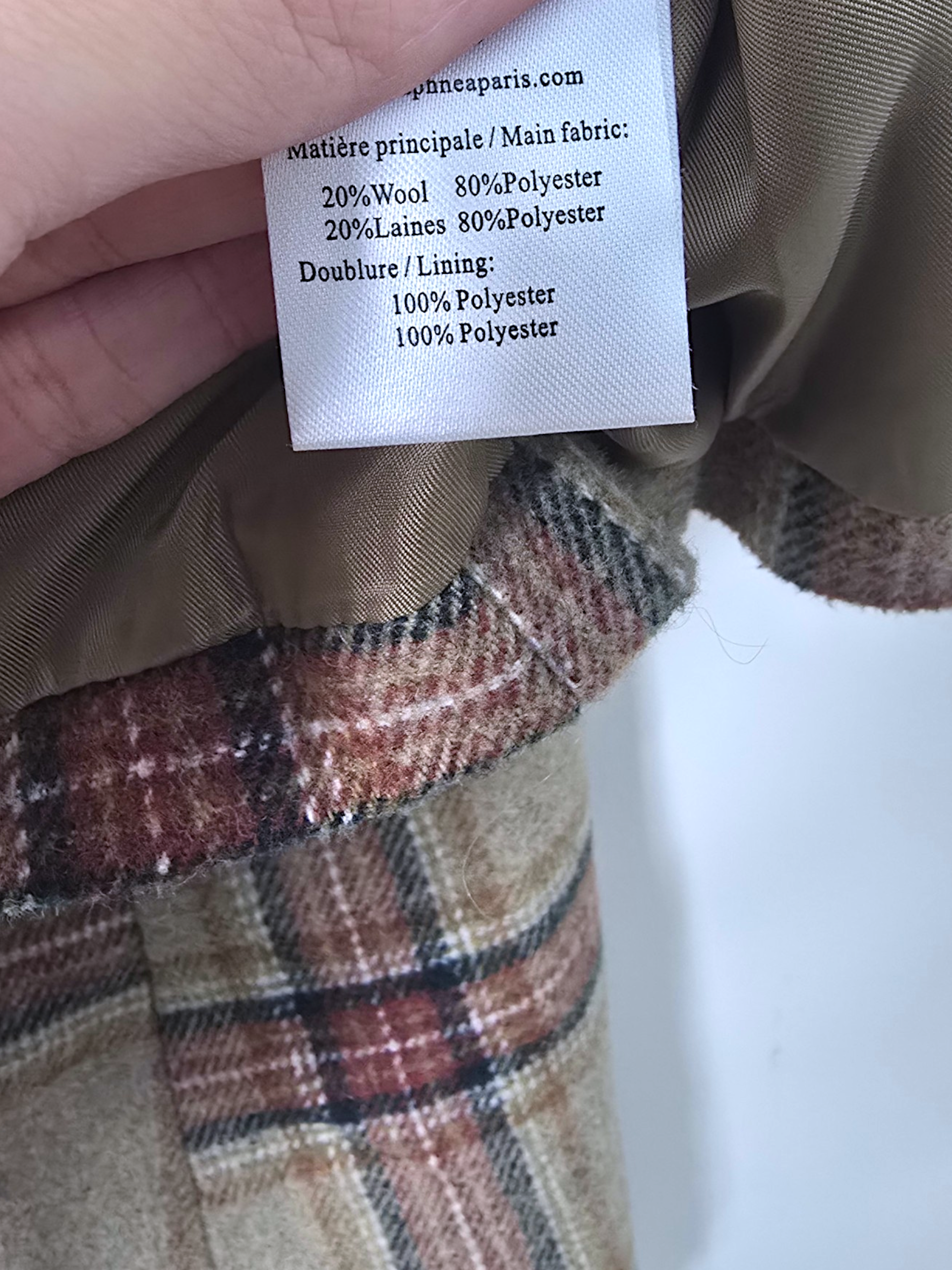 Blazer vintage à carreaux - 𝐌𝐚𝐫𝐢𝐧𝐚𝟒𝟒𝐟𝐚𝐦𝐢𝐥𝐲