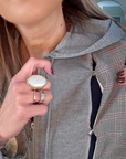 Veste à capuche à imprimé à carreaux - 𝐌𝐚𝐫𝐢𝐧𝐚𝟒𝟒𝐟𝐚𝐦𝐢𝐥𝐲