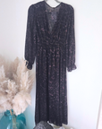 Robe longue marron à imprimé léopard - 𝐌𝐚𝐫𝐢𝐧𝐚𝟒𝟒𝐟𝐚𝐦𝐢𝐥𝐲