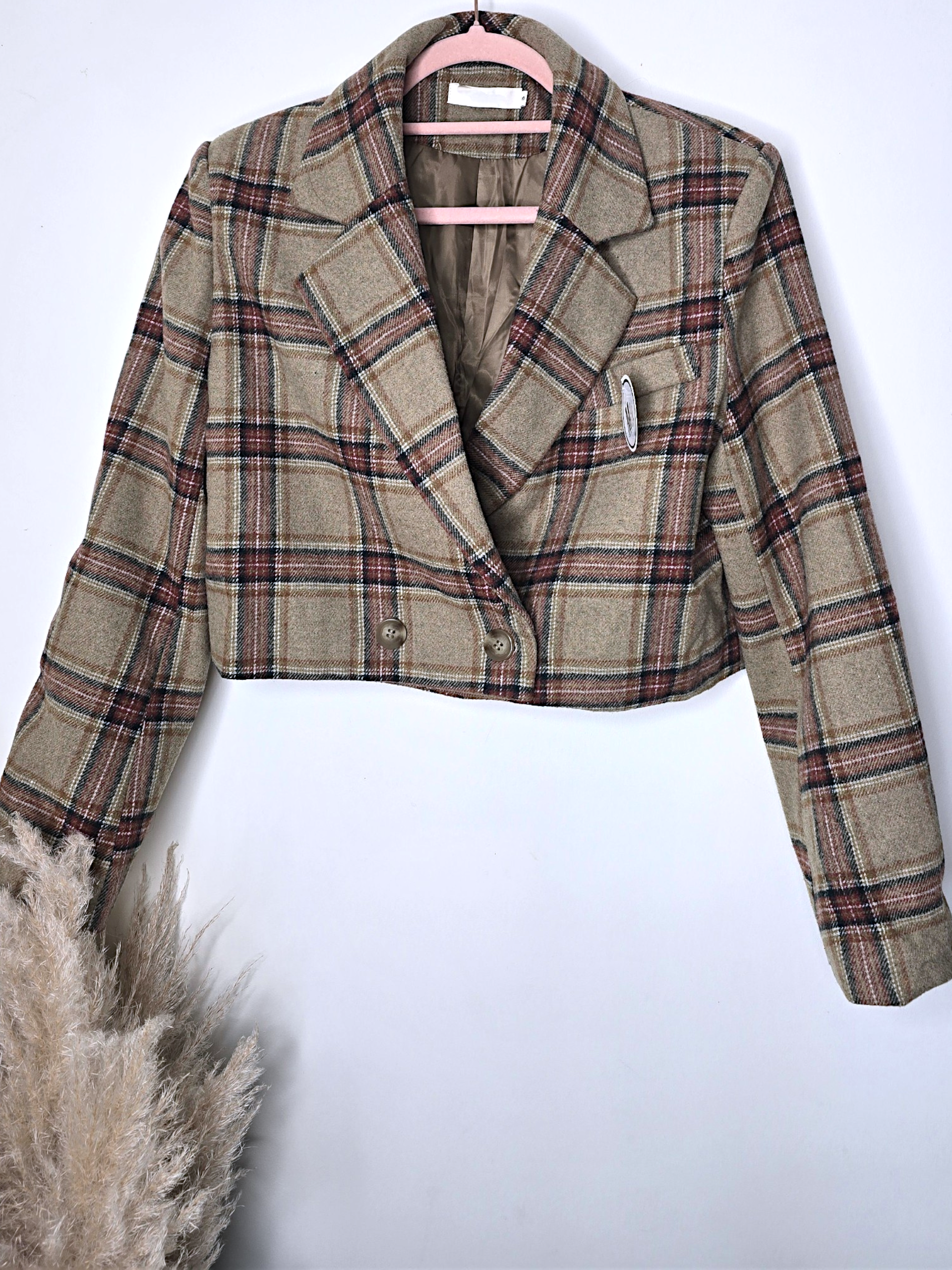 Blazer vintage à carreaux - 𝐌𝐚𝐫𝐢𝐧𝐚𝟒𝟒𝐟𝐚𝐦𝐢𝐥𝐲