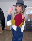 Pull tricolore double sens - 𝐌𝐚𝐫𝐢𝐧𝐚𝟒𝟒𝐟𝐚𝐦𝐢𝐥𝐲