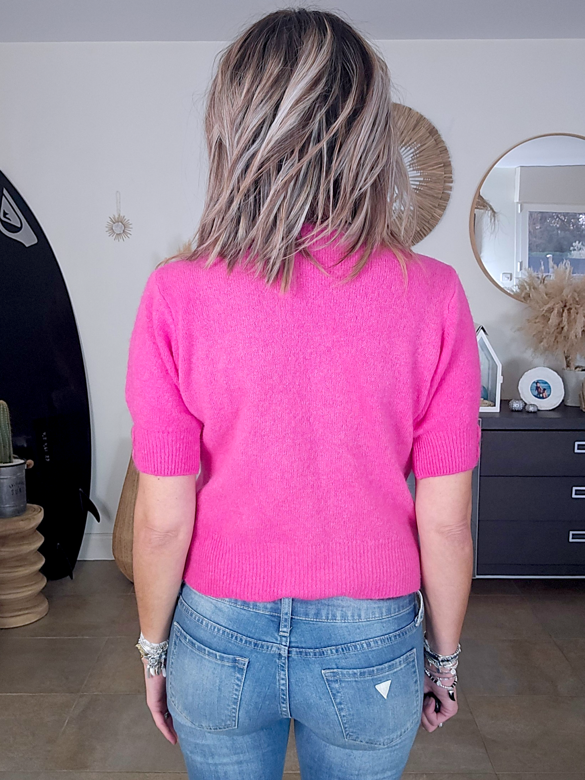 Pull rose fuchsia - 𝐌𝐚𝐫𝐢𝐧𝐚𝟒𝟒𝐟𝐚𝐦𝐢𝐥𝐲