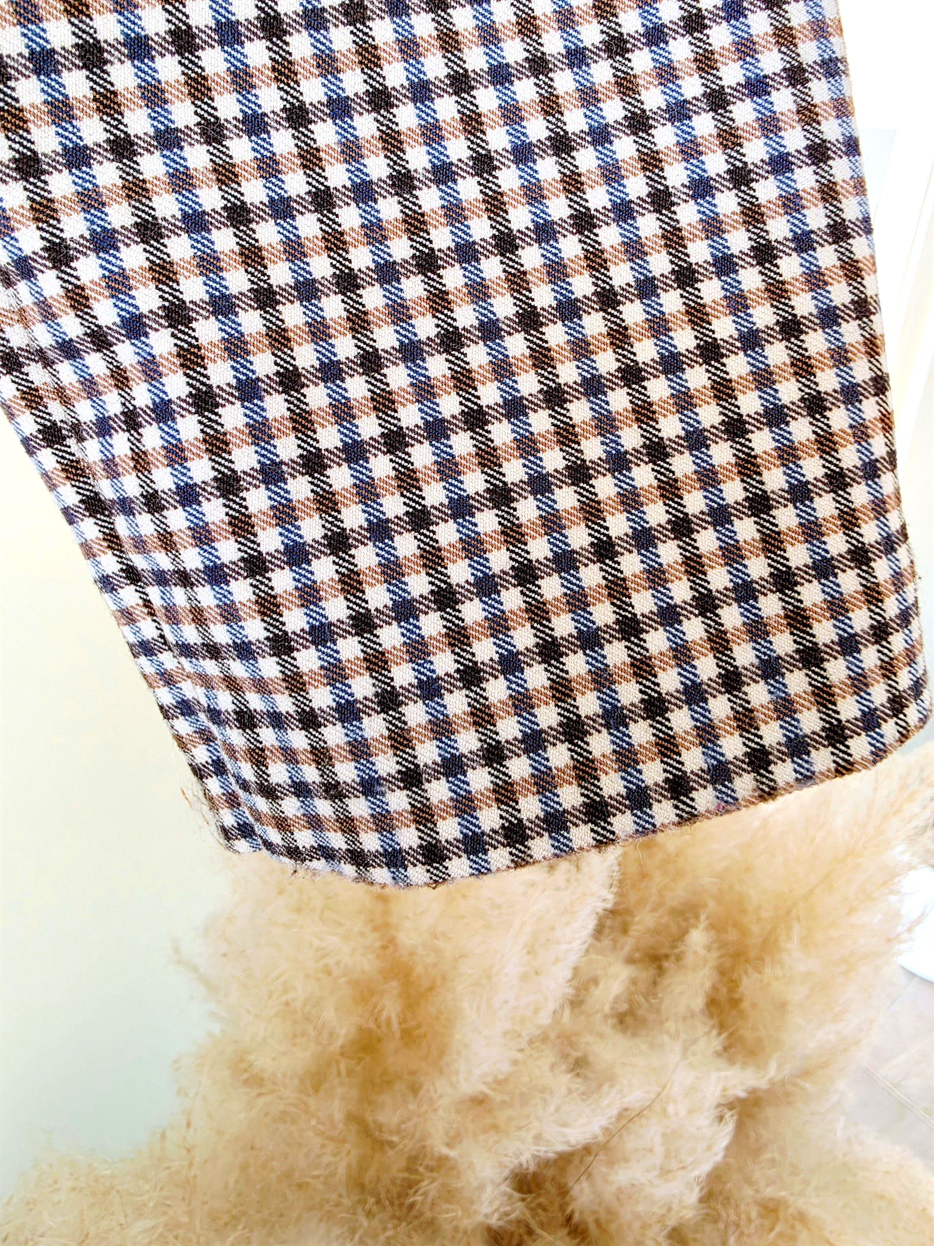 Pantalon à imprimé pied-de-poule - 𝐌𝐚𝐫𝐢𝐧𝐚𝟒𝟒𝐟𝐚𝐦𝐢𝐥𝐲