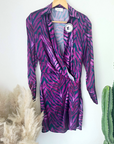 Robe portefeuille zébrée violette - 𝐌𝐚𝐫𝐢𝐧𝐚𝟒𝟒𝐟𝐚𝐦𝐢𝐥𝐲