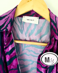 Robe portefeuille zébrée violette - 𝐌𝐚𝐫𝐢𝐧𝐚𝟒𝟒𝐟𝐚𝐦𝐢𝐥𝐲