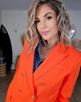 Blazer orange - 𝐌𝐚𝐫𝐢𝐧𝐚𝟒𝟒𝐟𝐚𝐦𝐢𝐥𝐲