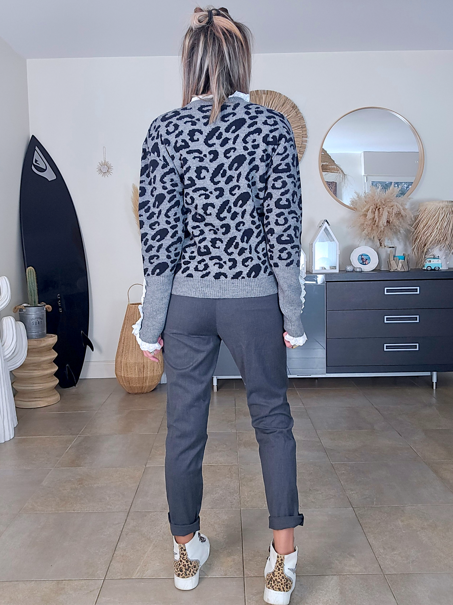 Pantalon jeeging gris anthracite - 𝐌𝐚𝐫𝐢𝐧𝐚𝟒𝟒𝐟𝐚𝐦𝐢𝐥𝐲