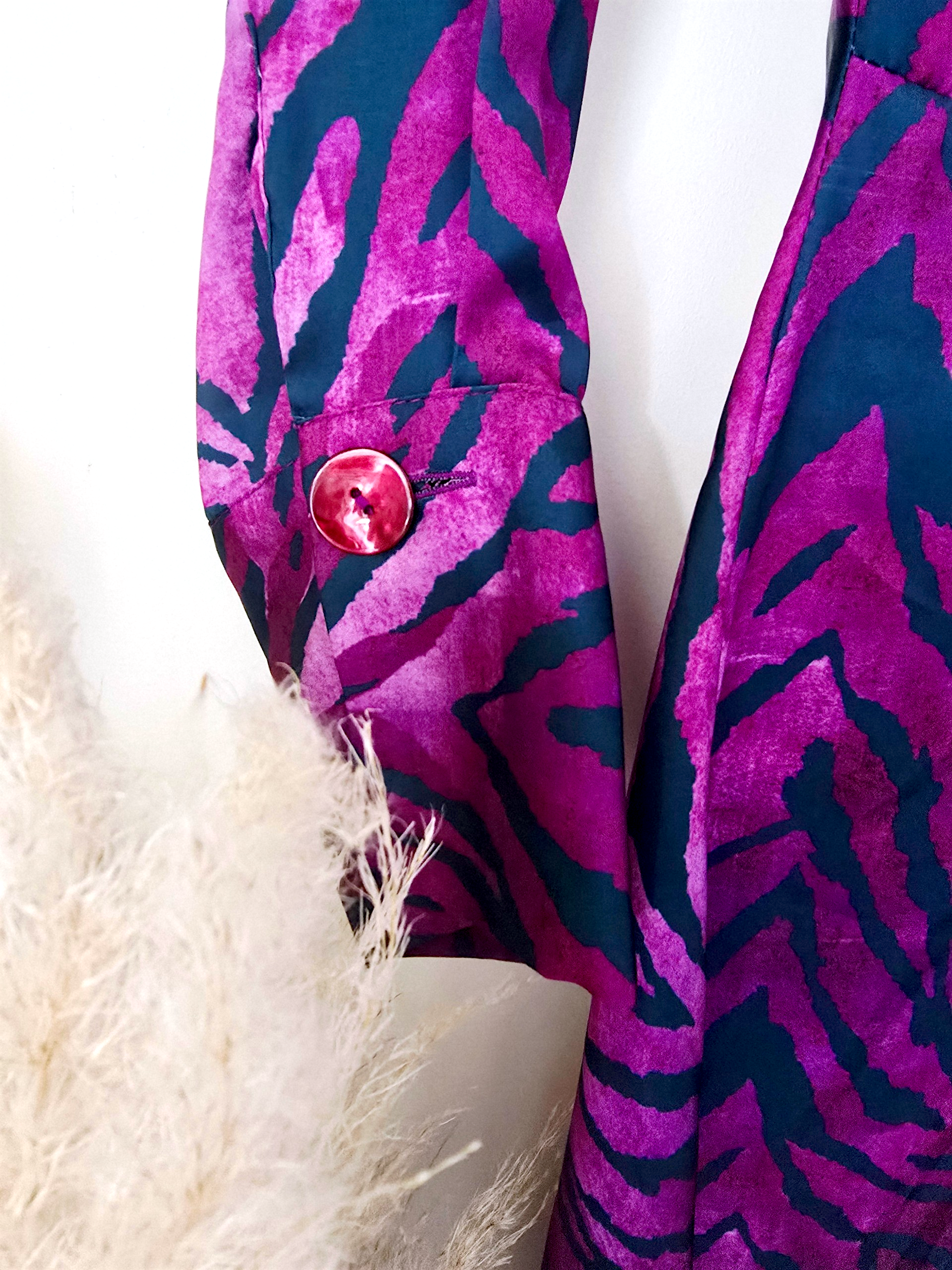 Robe portefeuille zébrée violette - 𝐌𝐚𝐫𝐢𝐧𝐚𝟒𝟒𝐟𝐚𝐦𝐢𝐥𝐲