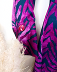 Robe portefeuille zébrée violette - 𝐌𝐚𝐫𝐢𝐧𝐚𝟒𝟒𝐟𝐚𝐦𝐢𝐥𝐲