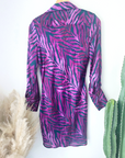 Robe portefeuille zébrée violette - 𝐌𝐚𝐫𝐢𝐧𝐚𝟒𝟒𝐟𝐚𝐦𝐢𝐥𝐲
