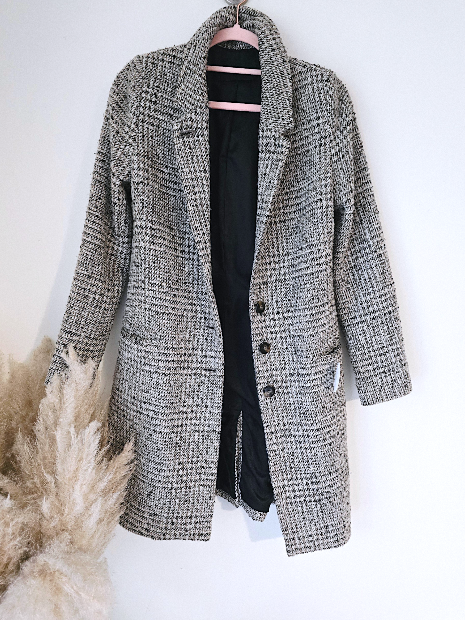 Manteau tweed beige et marron-kaki - 𝐌𝐚𝐫𝐢𝐧𝐚𝟒𝟒𝐟𝐚𝐦𝐢𝐥𝐲