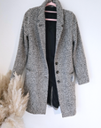 Manteau tweed beige et marron-kaki - 𝐌𝐚𝐫𝐢𝐧𝐚𝟒𝟒𝐟𝐚𝐦𝐢𝐥𝐲