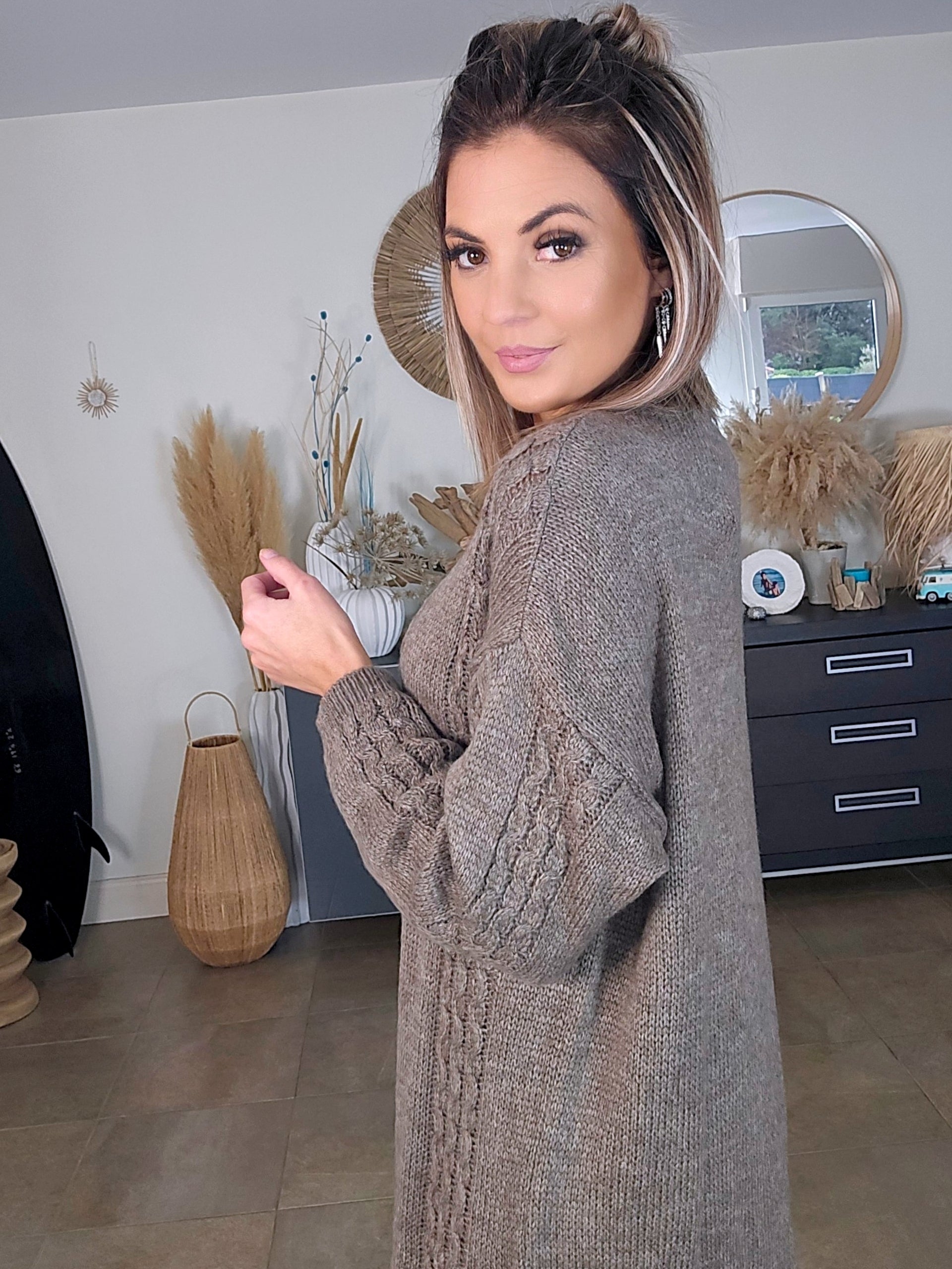 Robe longue à maille douce et chaude - 𝐌𝐚𝐫𝐢𝐧𝐚𝟒𝟒𝐟𝐚𝐦𝐢𝐥𝐲