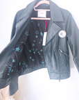 Perfecto vert 100% cuir - 𝐌𝐚𝐫𝐢𝐧𝐚𝟒𝟒𝐟𝐚𝐦𝐢𝐥𝐲