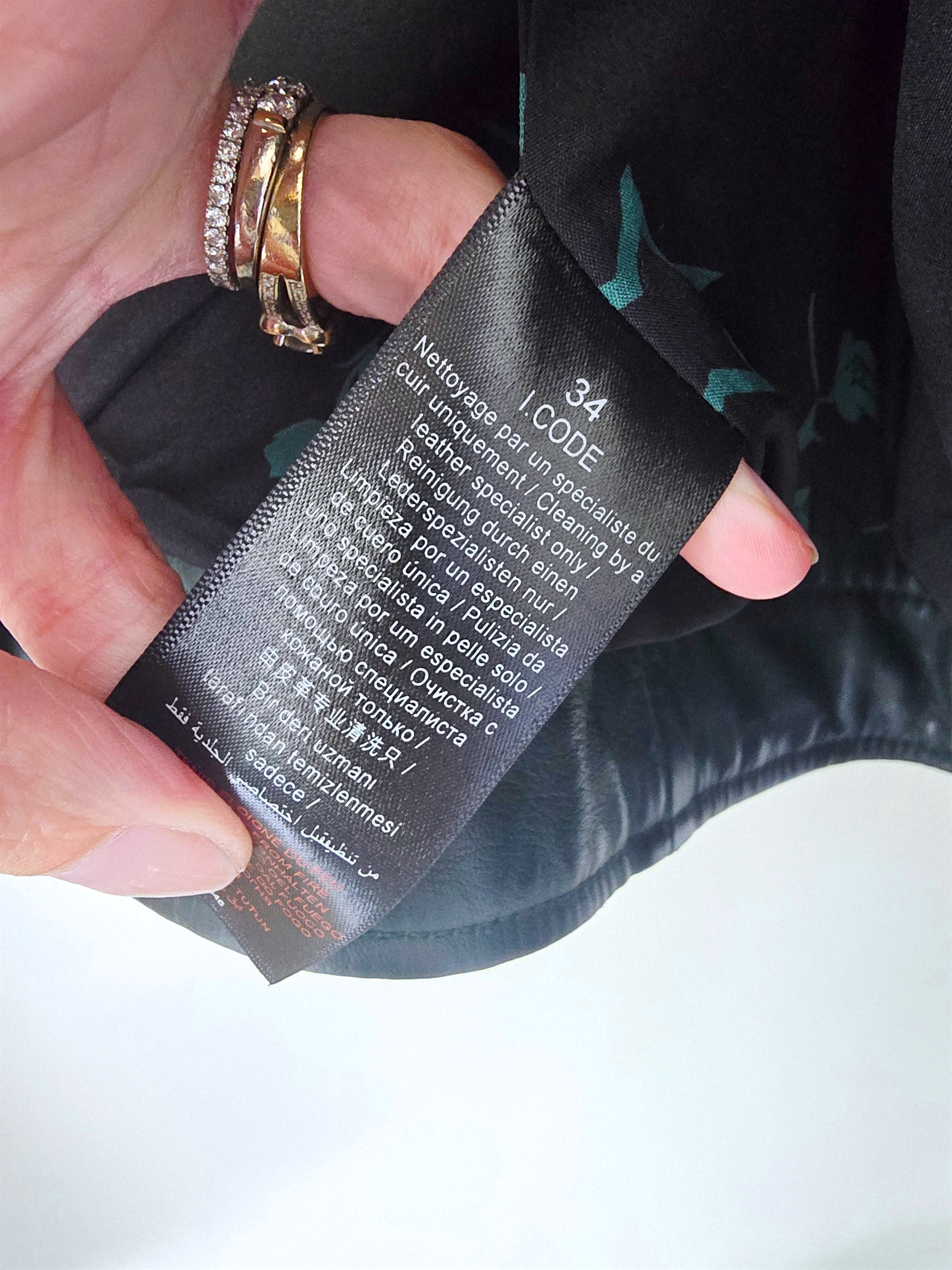 Perfecto vert 100% cuir - 𝐌𝐚𝐫𝐢𝐧𝐚𝟒𝟒𝐟𝐚𝐦𝐢𝐥𝐲