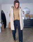 Pull beige foncé à empiècements effet superposition - 𝐌𝐚𝐫𝐢𝐧𝐚𝟒𝟒𝐟𝐚𝐦𝐢𝐥𝐲