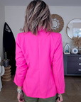 Veste cintrée rose fluo - 𝐌𝐚𝐫𝐢𝐧𝐚𝟒𝟒𝐟𝐚𝐦𝐢𝐥𝐲
