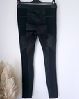 Legging noir bi-matière avec cuir - 𝐌𝐚𝐫𝐢𝐧𝐚𝟒𝟒𝐟𝐚𝐦𝐢𝐥𝐲
