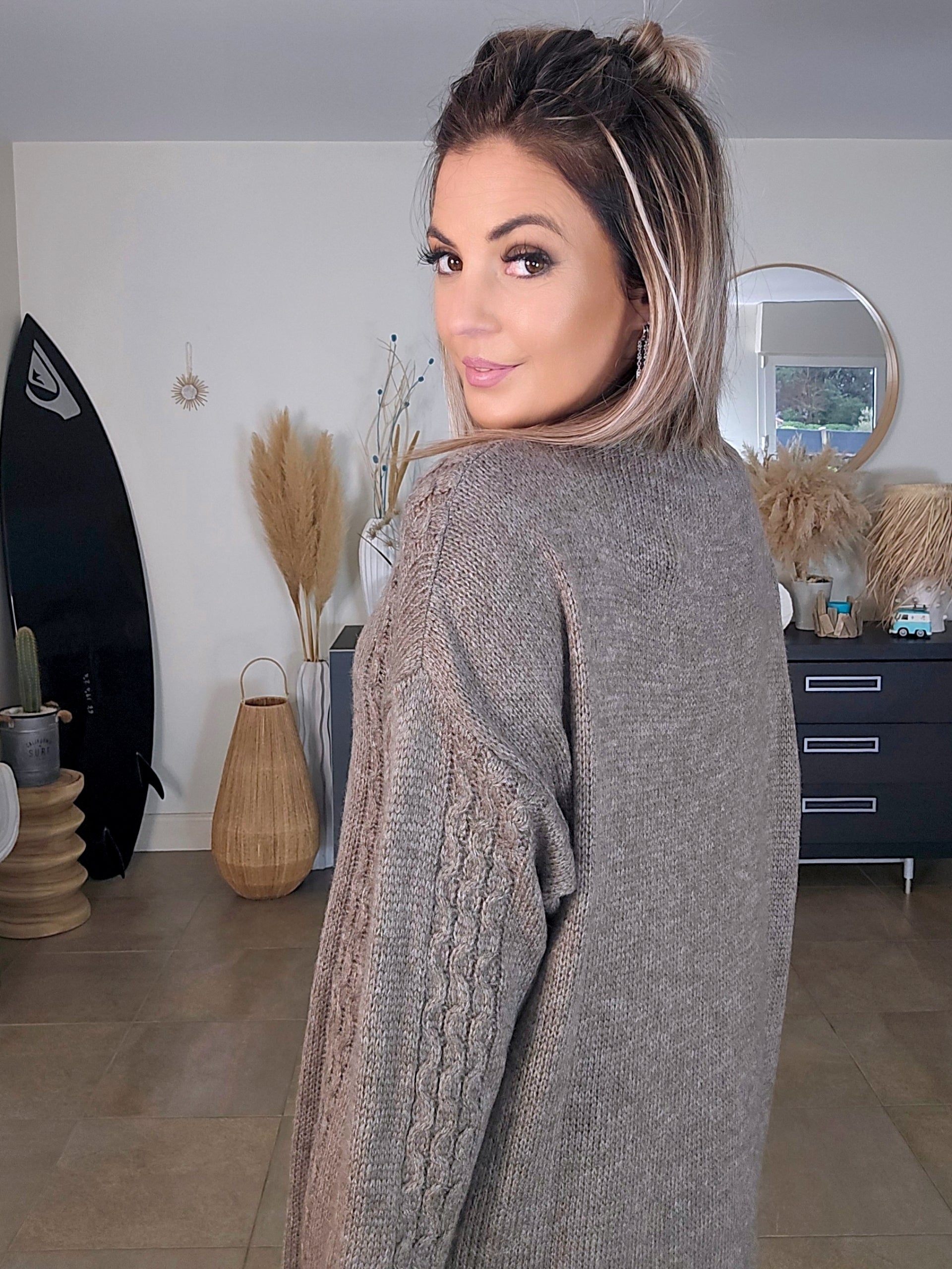 Robe longue à maille douce et chaude - 𝐌𝐚𝐫𝐢𝐧𝐚𝟒𝟒𝐟𝐚𝐦𝐢𝐥𝐲