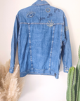 Veste brodée en jean bleu - 𝐌𝐚𝐫𝐢𝐧𝐚𝟒𝟒𝐟𝐚𝐦𝐢𝐥𝐲