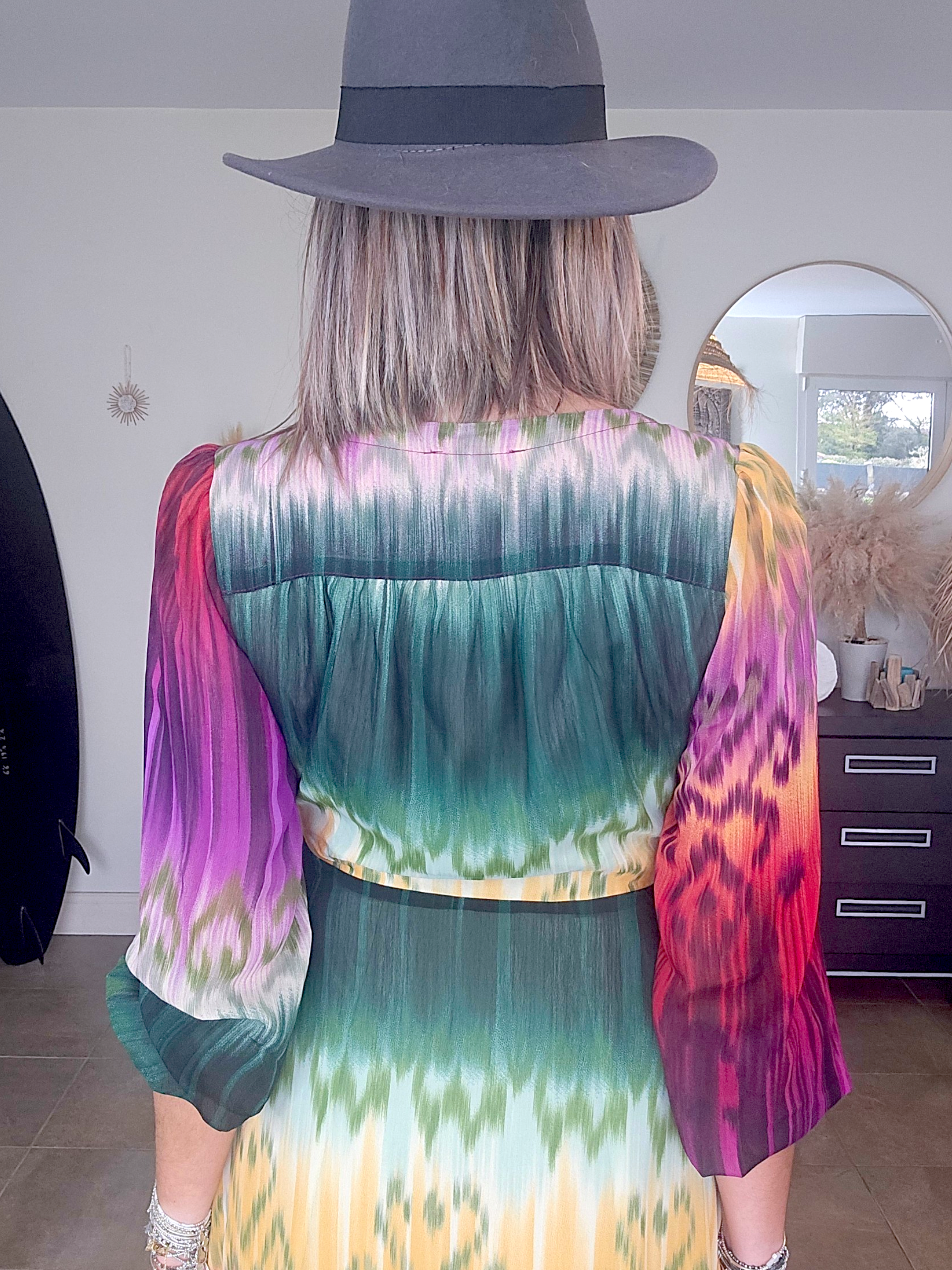 Robe soleil longue tricolore - 𝐌𝐚𝐫𝐢𝐧𝐚𝟒𝟒𝐟𝐚𝐦𝐢𝐥𝐲