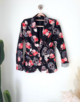 Veste cintrée à imprimé skull - 𝐌𝐚𝐫𝐢𝐧𝐚𝟒𝟒𝐟𝐚𝐦𝐢𝐥𝐲