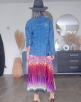 Veste brodée en jean bleu - 𝐌𝐚𝐫𝐢𝐧𝐚𝟒𝟒𝐟𝐚𝐦𝐢𝐥𝐲