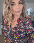 Chemise lumineuse à imprimé flowers - 𝐌𝐚𝐫𝐢𝐧𝐚𝟒𝟒𝐟𝐚𝐦𝐢𝐥𝐲