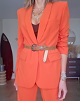 Veste chic orange - 𝐌𝐚𝐫𝐢𝐧𝐚𝟒𝟒𝐟𝐚𝐦𝐢𝐥𝐲