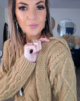 Pull beige foncé à empiècements effet superposition - 𝐌𝐚𝐫𝐢𝐧𝐚𝟒𝟒𝐟𝐚𝐦𝐢𝐥𝐲