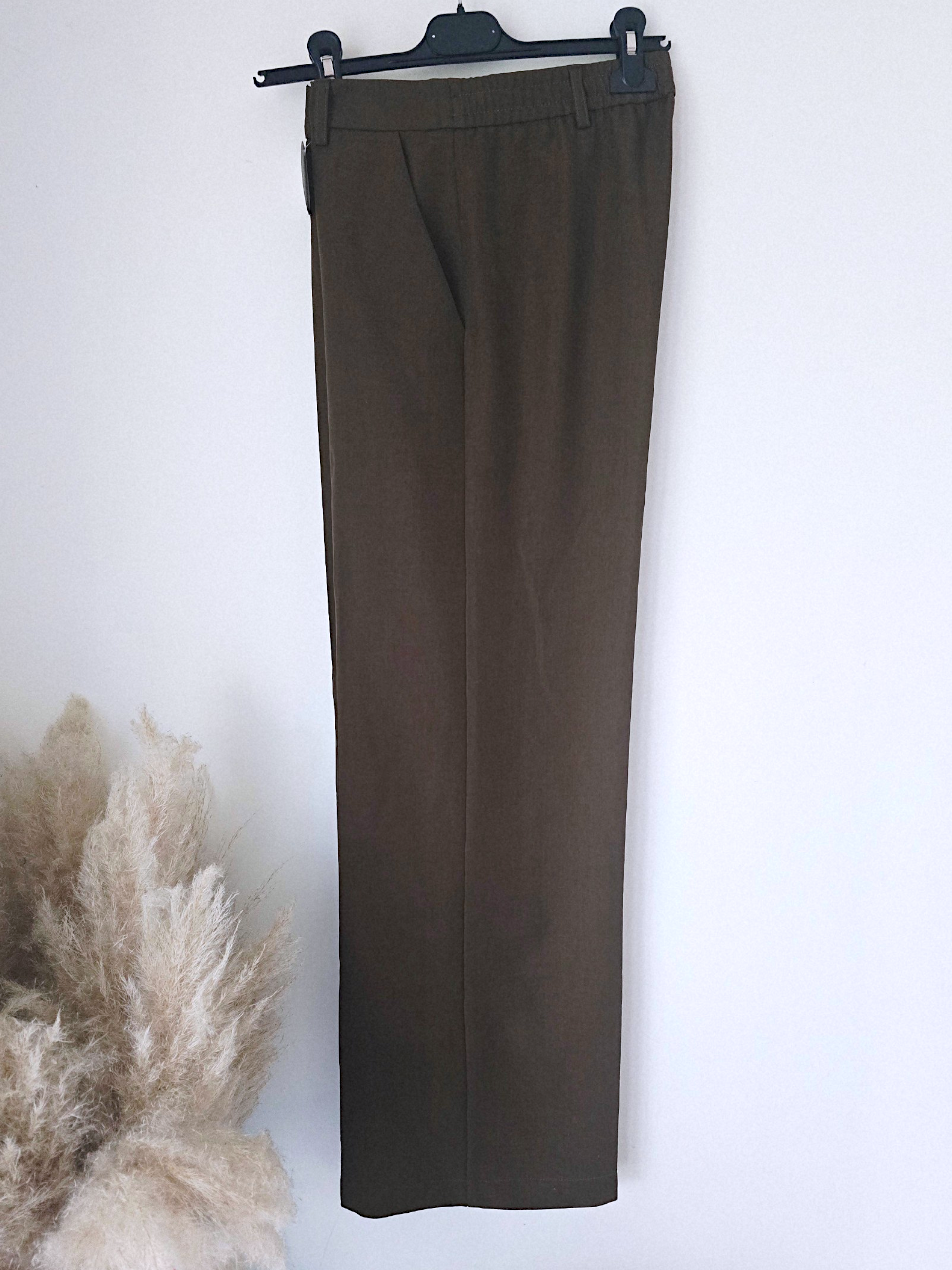 Pantalon chic palazzo kaki / marron - 𝐌𝐚𝐫𝐢𝐧𝐚𝟒𝟒𝐟𝐚𝐦𝐢𝐥𝐲