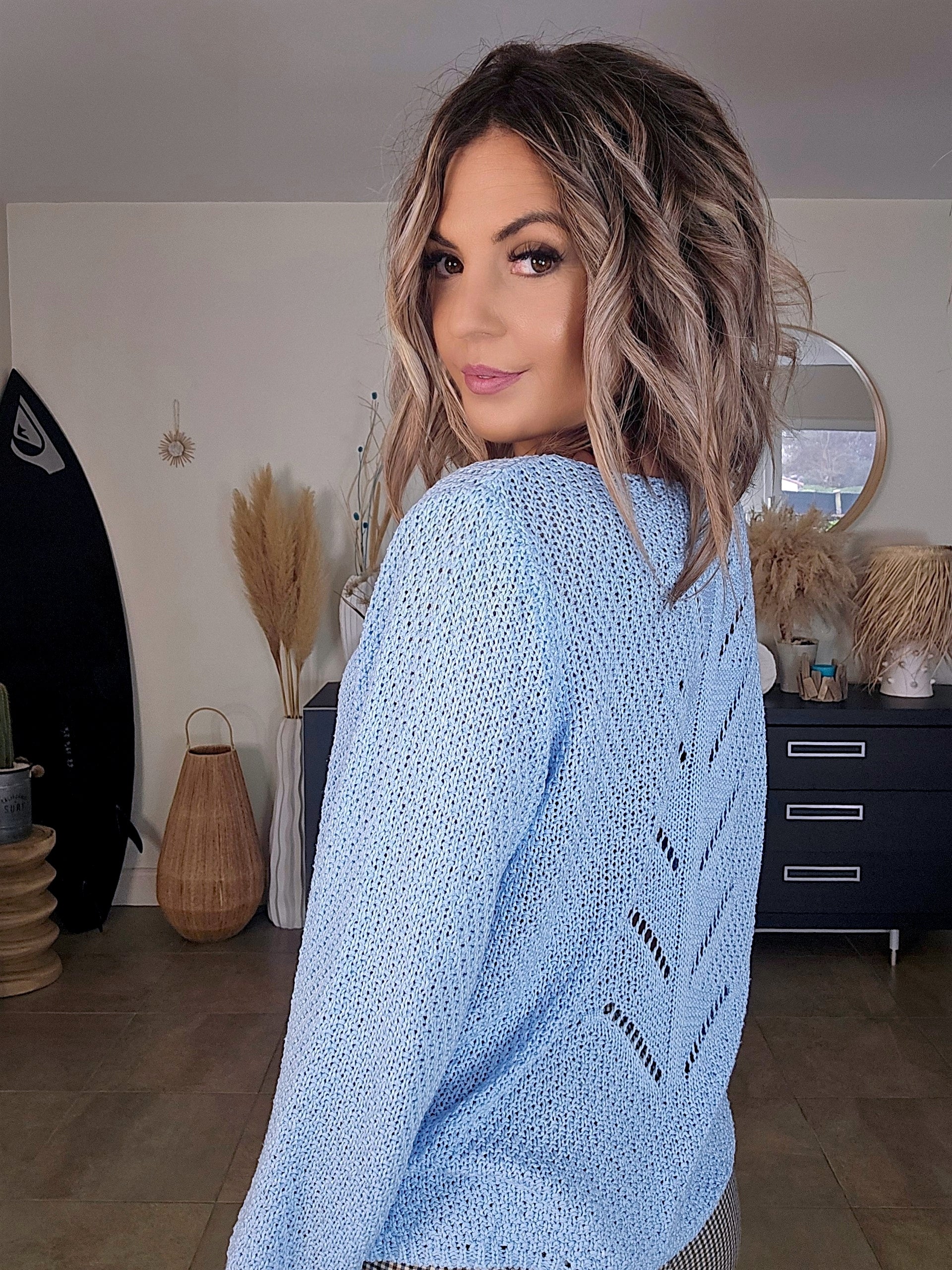 Pull bleu ciel - 𝐌𝐚𝐫𝐢𝐧𝐚𝟒𝟒𝐟𝐚𝐦𝐢𝐥𝐲