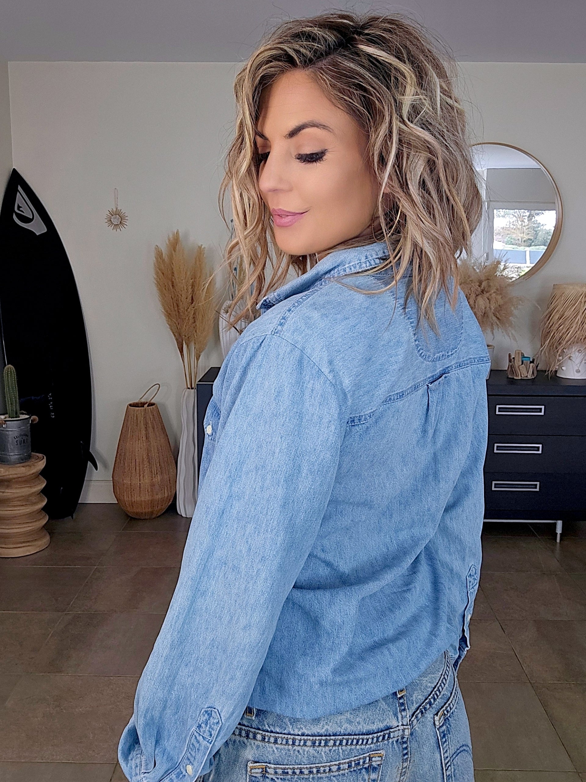 Combinaison en jean boyfriend - 𝐌𝐚𝐫𝐢𝐧𝐚𝟒𝟒𝐟𝐚𝐦𝐢𝐥𝐲