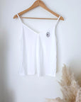 Débardeur blanc en coton - 𝐌𝐚𝐫𝐢𝐧𝐚𝟒𝟒𝐟𝐚𝐦𝐢𝐥𝐲